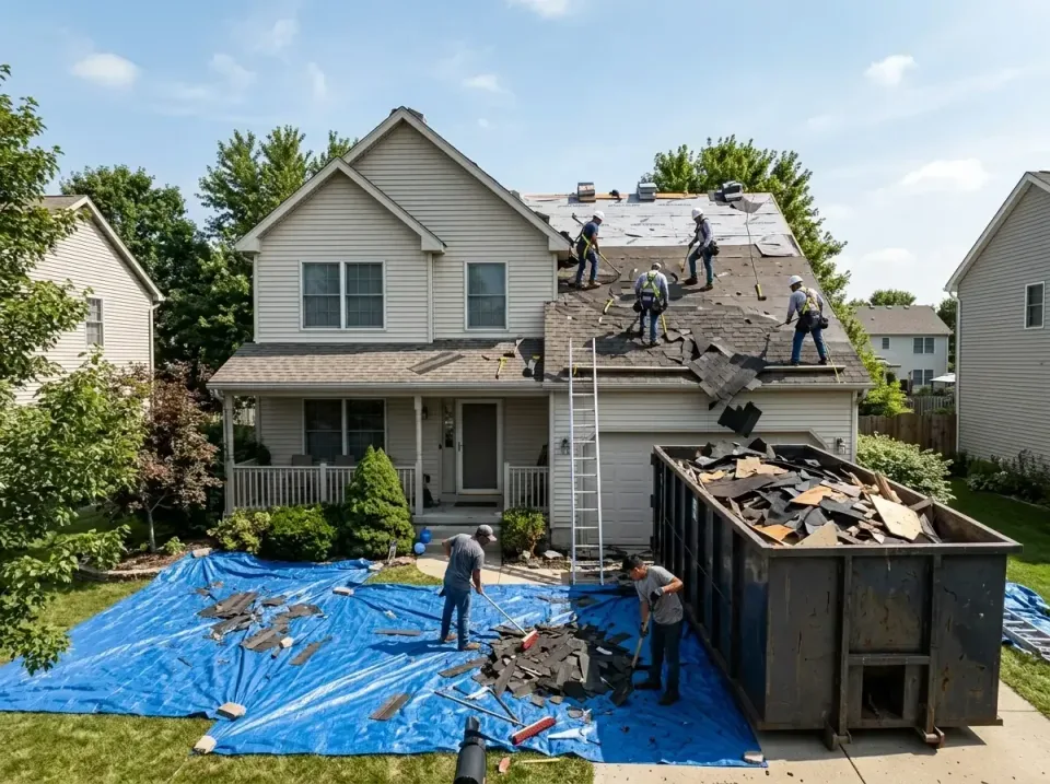 roof-replacement-debris-remova-004 — frequently asked questions, Cheapest Dumpster Rentals in Maryland City, MD